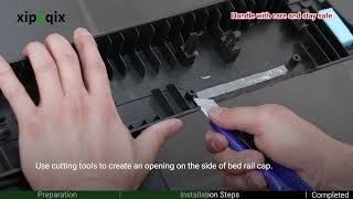 How to Install xipoqix Truck Bed Rail Scene Light Compatible with 2024-2026 Toyota Tacoma