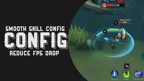SMOOTH SKILL HIT CONFIG RECOMMENDED 2-3GB RAM FIX LAG MLBB