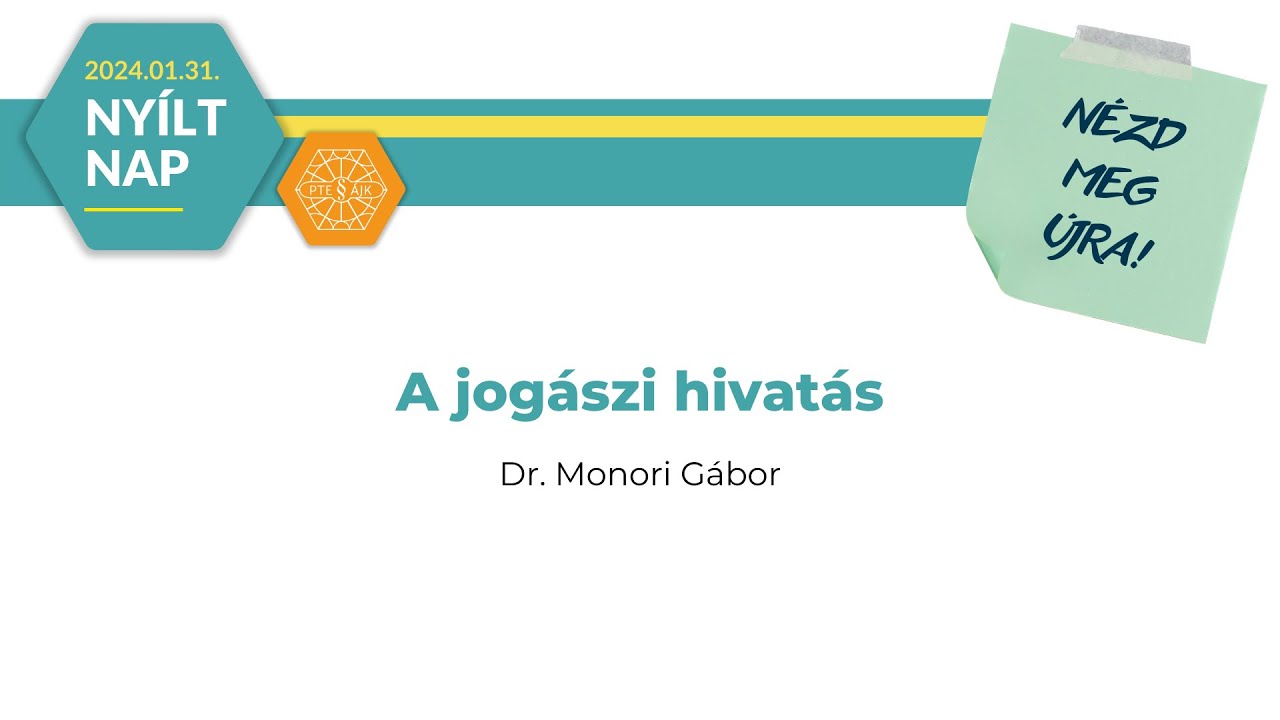 A jogászi hivatás
