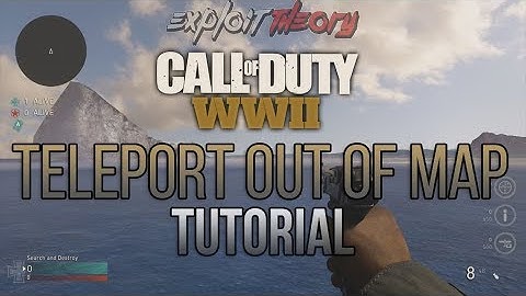 TELEPORT OUT OF MULTIPLAYER MAPS GLITCH | Call of Duty World War 2 | Tutorial