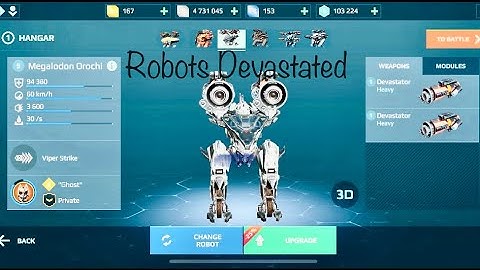 Orochi with devastator war robot gamplay