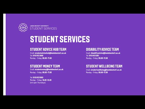 Student Services Welcome