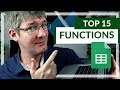 15 Functions in Google Sheets You NEED to know!