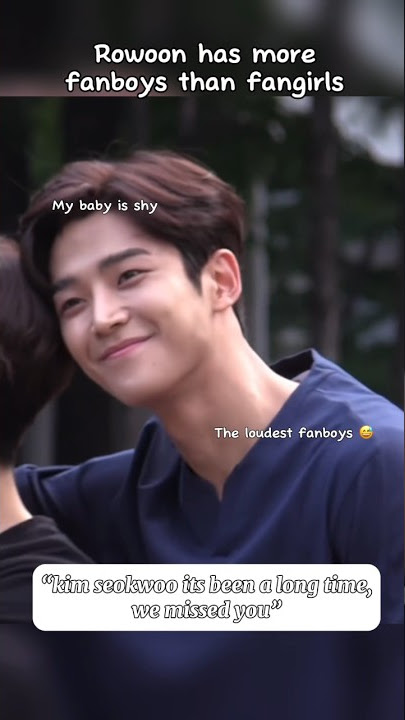 These hella loud Fanboys of RoWoon #rowoon #sf9 #fanboy