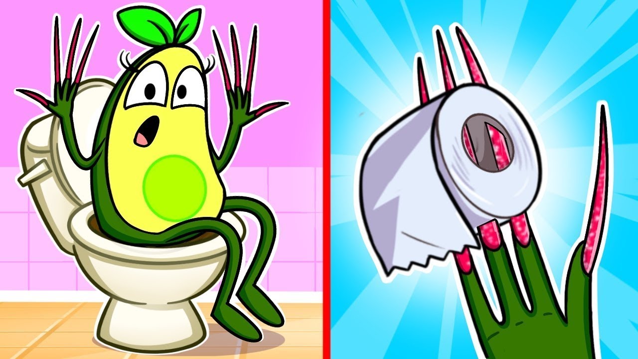 SHORT vs LONG Nail Challenge! 💅 😂 FUNNY GIRLY PROBLEMS