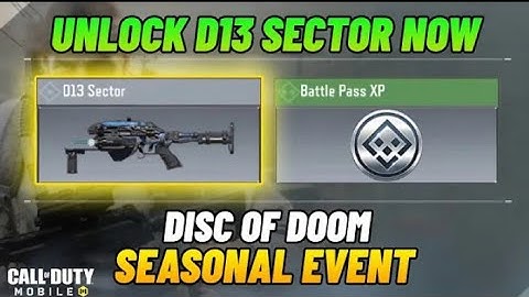 How to Unlock/Get D13 Sector Launcher Codm | Disc of Doom Seasonal Event Cod Mobile | Fast & Easy