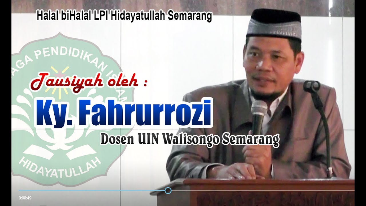 Tausiyah Ky Fahrurrozi - Halal biHalal Yayasan Abulyatama Semarang
