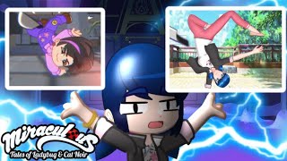 Miraculous React To Oh Please, You Never Threw An Axe When You Were My Age Meme Turning Red.