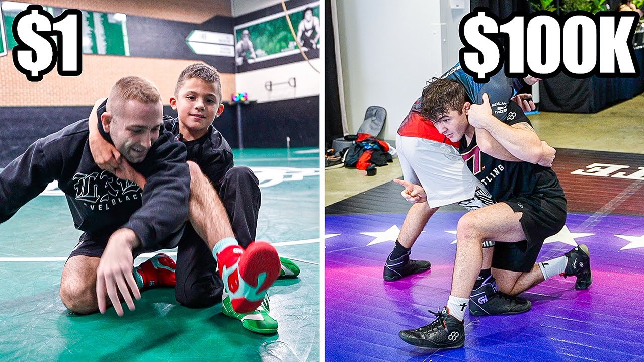 $1 vs $100,000 Wrestling Move