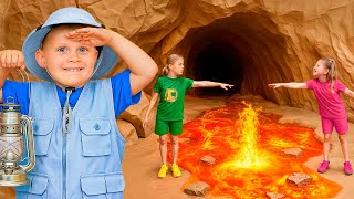 Çocuklar Için Karton Mağara Macerası