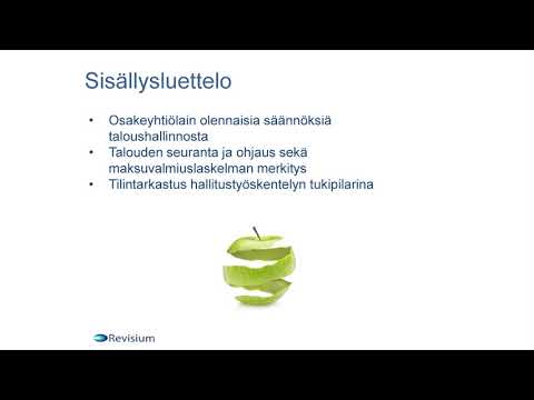 Video: Miksi taloushallinto on tärkeää menestyvän yrityksen pyörittämisessä?