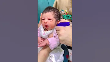 Cute Baby Getting Ear Piercing Shorts Cute Viral 