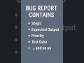 Bug Report Structure Explained in 1 Minute🐞 | QA Testing Tips - #bug #reports