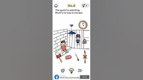 The guard is watching there