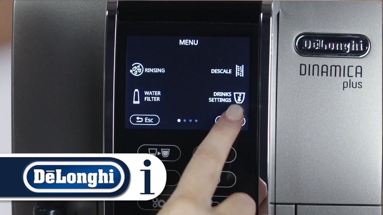 How To Use The Coffee Pot With Your De Longhi Dinamica Plus Ecam 370 95 Bean To Cup Coffee Machine Youtube