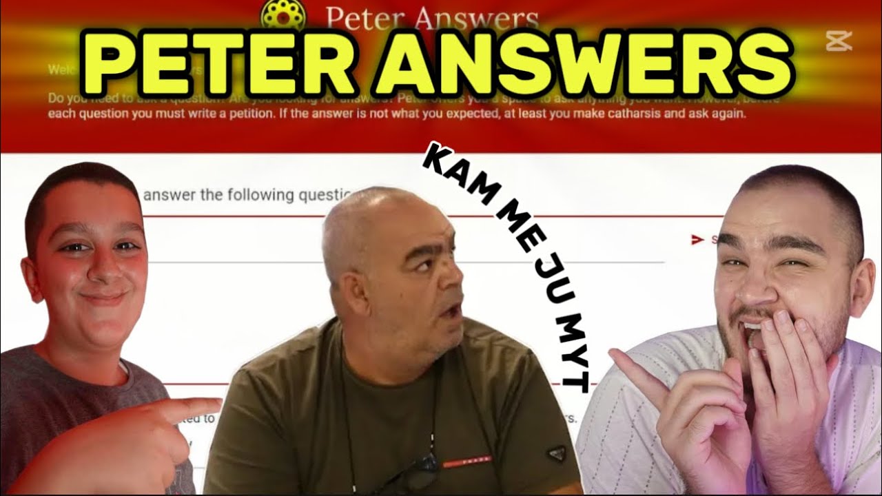 GAFI  Dhe JUSUFI JA BOJN PRANK BABES ME Peter Answers 😂😂