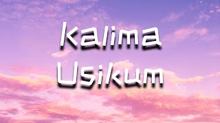 Kalima Usikum - Tausug Song Lyrics Video Hd