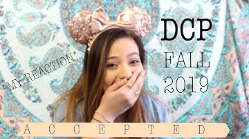 DCP FALL 2019 ACCEPTANCE//*REACTION*