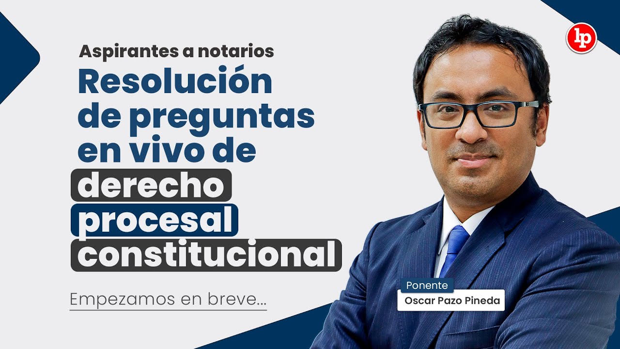 Resolución de preguntas en vivo de derecho procesal constitucional
