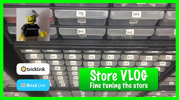 LEGO VLOG #8 | Fine tuning the newly reopened Bricklink / Brick Owl  store