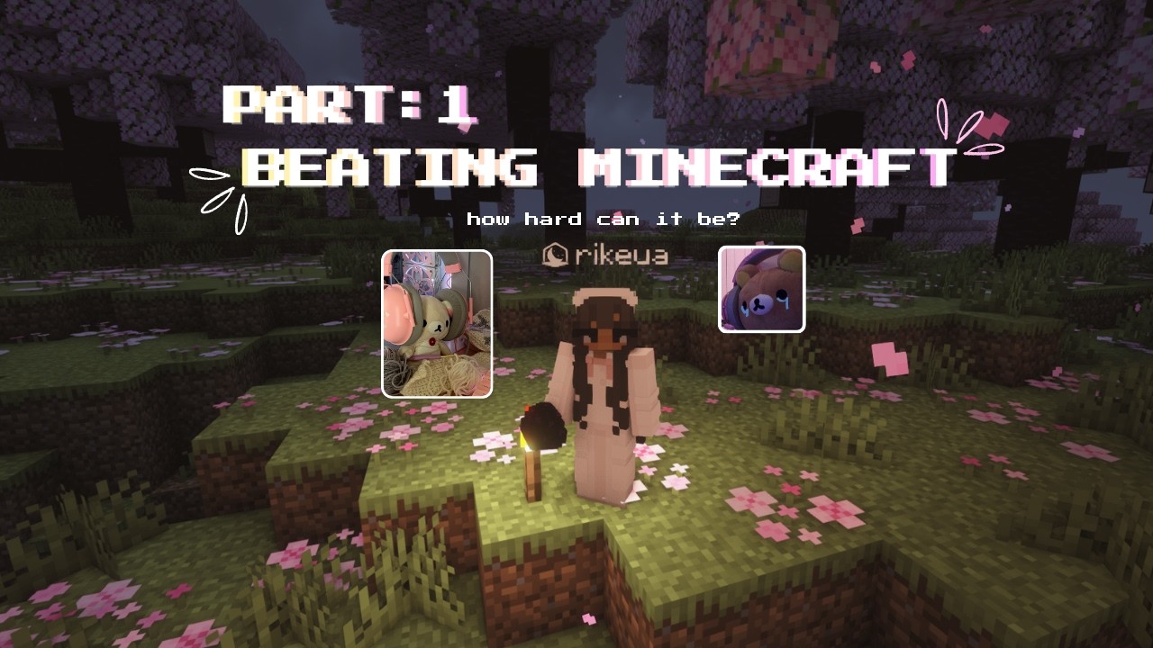 Beating Minecraft because I have never done it before - YouTube