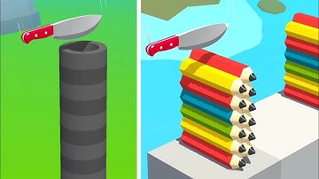 Slice It All Gameplay! Satisfying and Relaxing ASMR Slicing Video