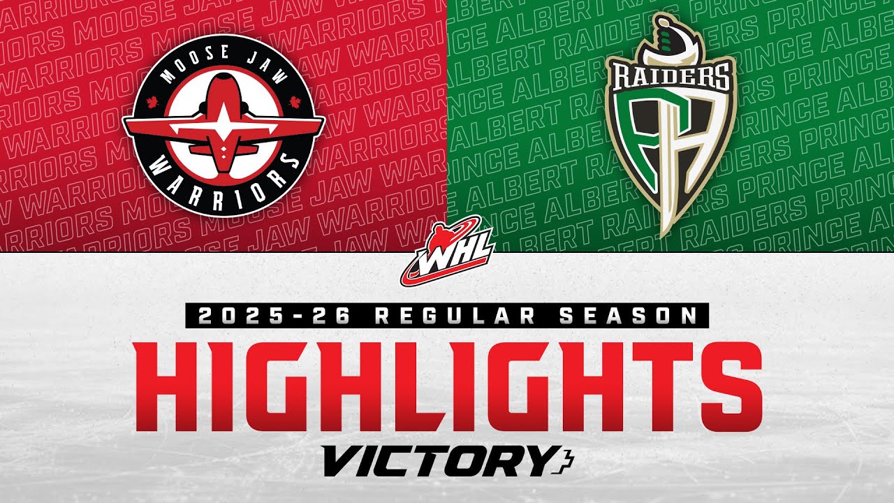 Мус-Джо Уорриорз против Принс-Альберт Рэйдерс, 1 ноября | Лучшие моменты WHL 2025-26