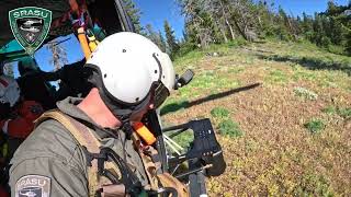 Rescue 3 Crew Safely Evacs Injured Hiker from Remote Area of Columbia County, Washington