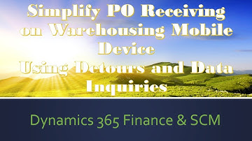 Simplify purchase order receiving with detours and data inquiries - Dynamics 365 F&SCM - Oleksiy K