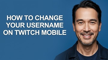 How To Change Your Username On Twitch Mobile - KevinHowTo