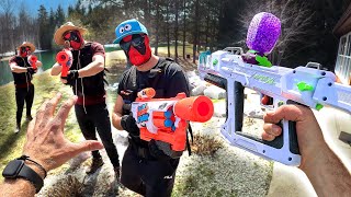 THEY TRY TO STEAL THE NERF ARSENAL! And kidnap me...