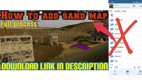 How to add sand map in fs20 Game