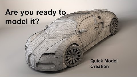 [Maya Hard Surface Modelling Tutorial] : How to model a car quickly in maya