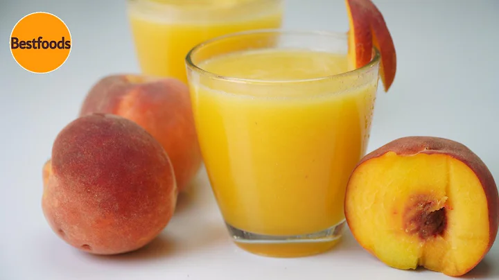 Peach juice│How to make peach juice│Fresh Peach juice│Peach Juice Recipe│Peach Recipe - DayDayNews