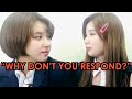 Chaeyoung does not listen...