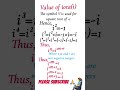 #iota#i#value of i#complex number #Maths#education#trending#maths by Jay Prakash