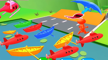 Shape Shifting 🏃‍♂️🚗🚲🚦all Levels Gameplay Walkthrough Android,ios Max Level MAXER