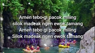 SAYANG API COA SAYANG || Lirik Lagu Daerah (Cover Lirik)