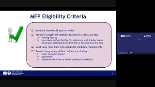 Money Follows the Person MFP Quick Hit Training - July 2026
