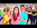 100 ADULTI vs 10 RAGAZZI Slime Challenge!!