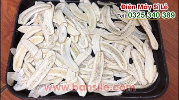 Máy thái lát quả chuối xanh, cắt lát quả chuối xanh, xắt lát quả chuối xanh thành từng lát dài