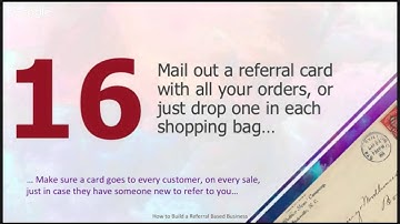 21 Practical Referral Strategies