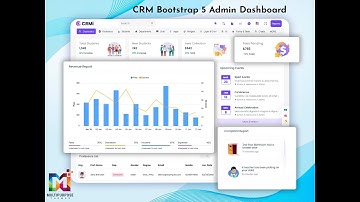 CRMi Responsive Admin: Modern CRM Platform Dashboard