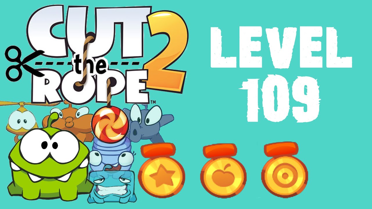 Cut the Rope 2 - Level 139 (3 stars, 60 fruits, 3 stars + don't use Roto's  help) 