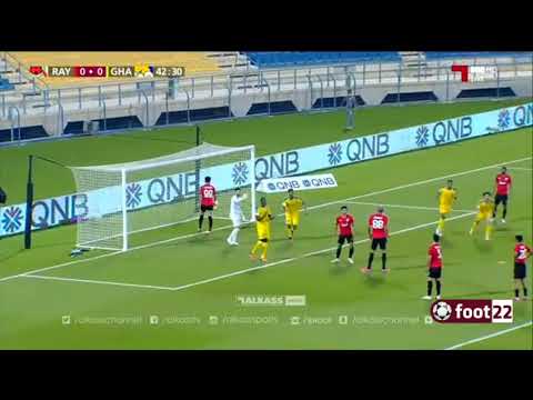 هدف مهدي تاهرات مع فريقه الغرافة ضد الريان و زملاء براهيمي