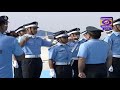 Commissioning of newly inducted Air Force Officers during Combined Graduation Parade