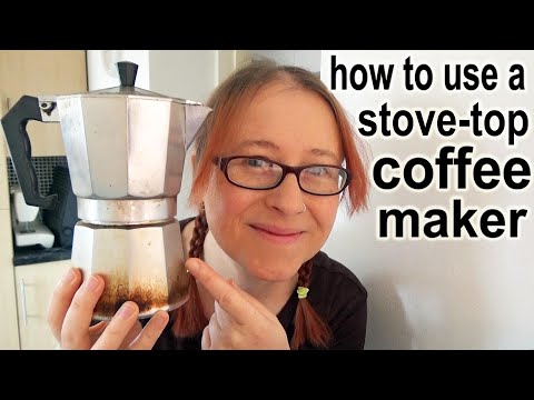 How to use a STOVETOP COFFEE MAKER - a Step by Step Guide