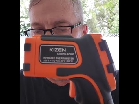 KIZEN Infrared Thermometer Gun (LaserPro LP300) - Handheld Heat