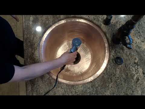 How to restore and seal Copper Sinks with ProtectaClear - YouTube