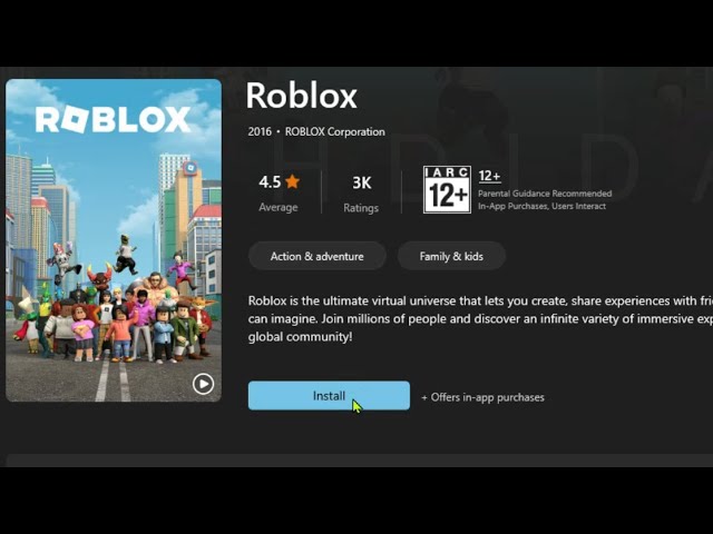 NAO CONSIGO ABRIR O ROBLOX - Microsoft Community